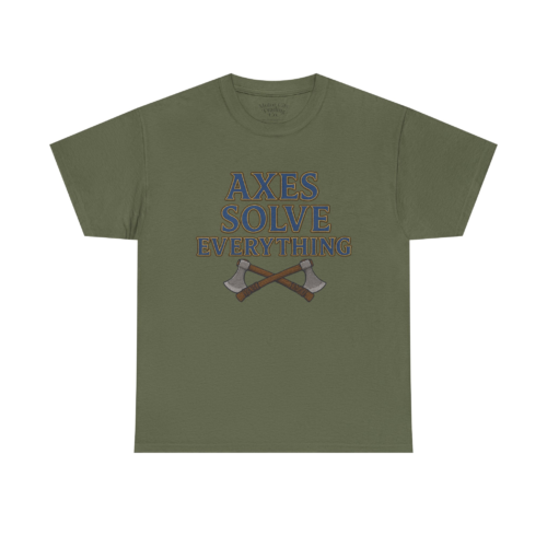 15978625333282739414_2048-1.jpeg Axes Solve Everything T-Shirt