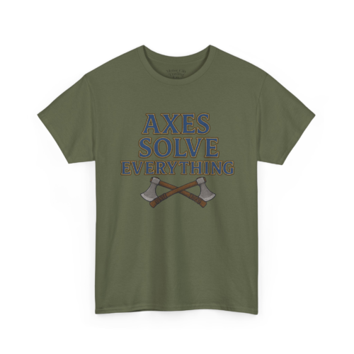 6789458116676323437_2048-1.jpeg Axes Solve Everything T-Shirt